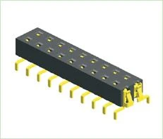2,54 mm Tiêu đề nữ Loại nhập cảnh đáy kép